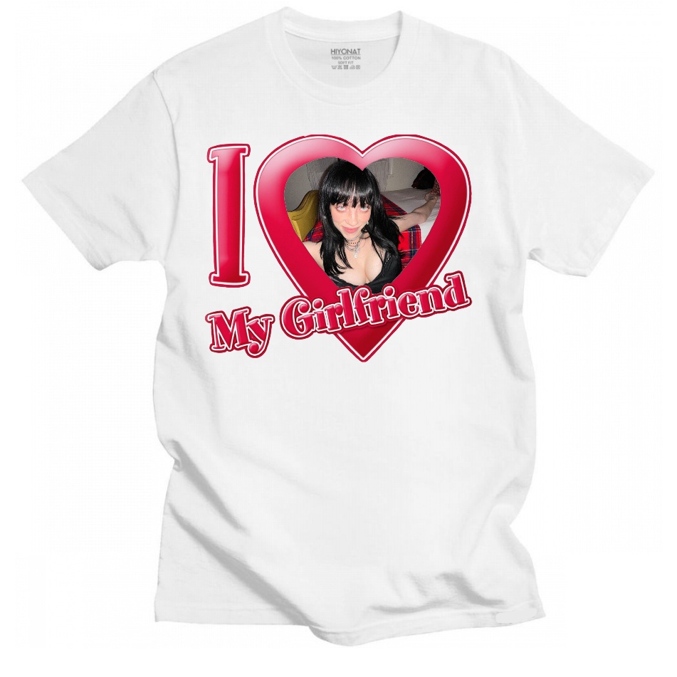 Camisa Personalizada I Love My Girlfriend