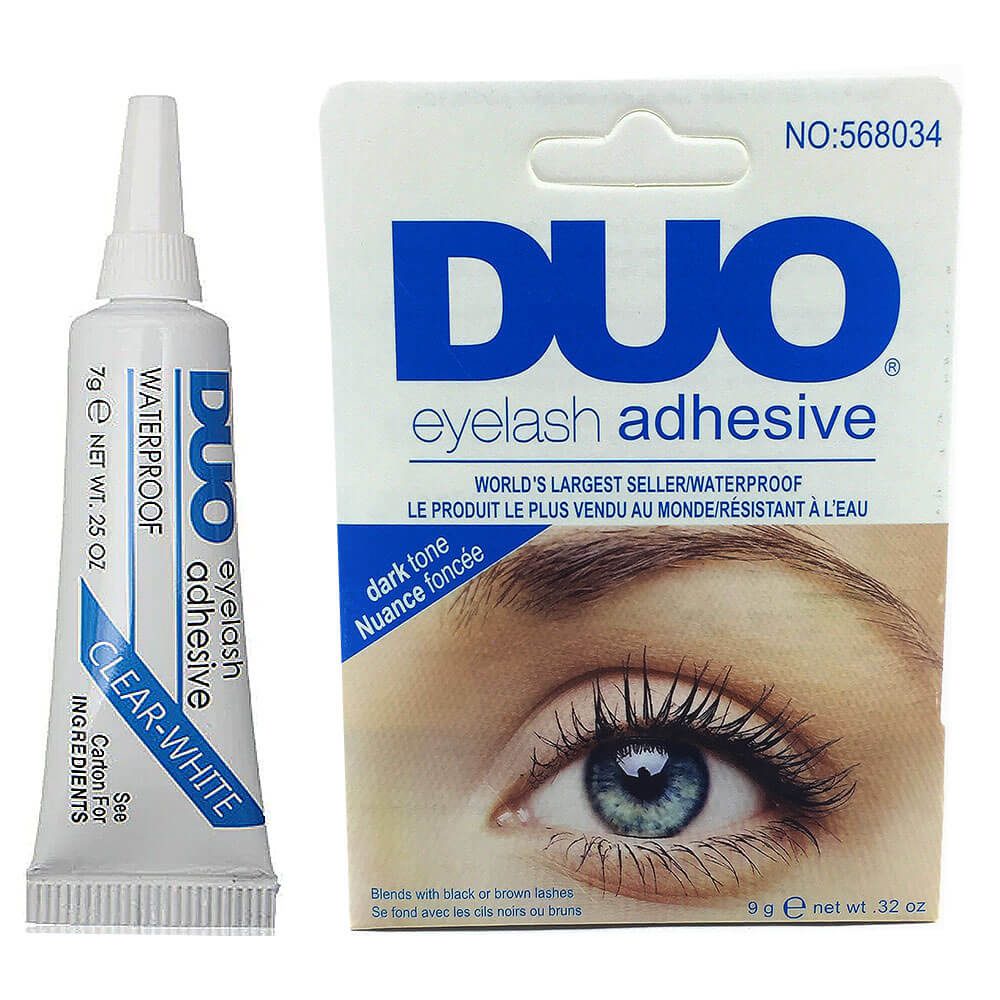MAC Duo Non-Latex Lash Adhesive Adesivo Ciglia Finte Senza Lattice - Bianco/ Chiaro - Foto 10