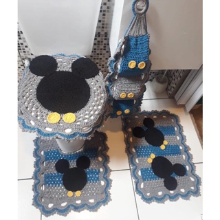 Tapetes para banheiro mickey