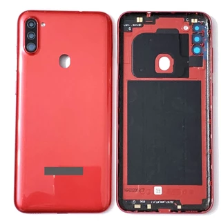 Tampa Traseira Para Galaxy A11 Sm-A115m/ds Vermelha