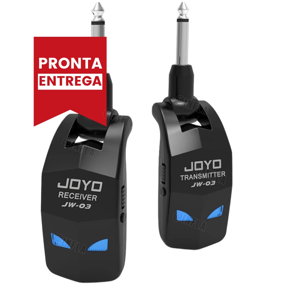 Joyo Jw 03 Transmissor Sem Fio Guitarra Violão Wireless Shopee Brasil