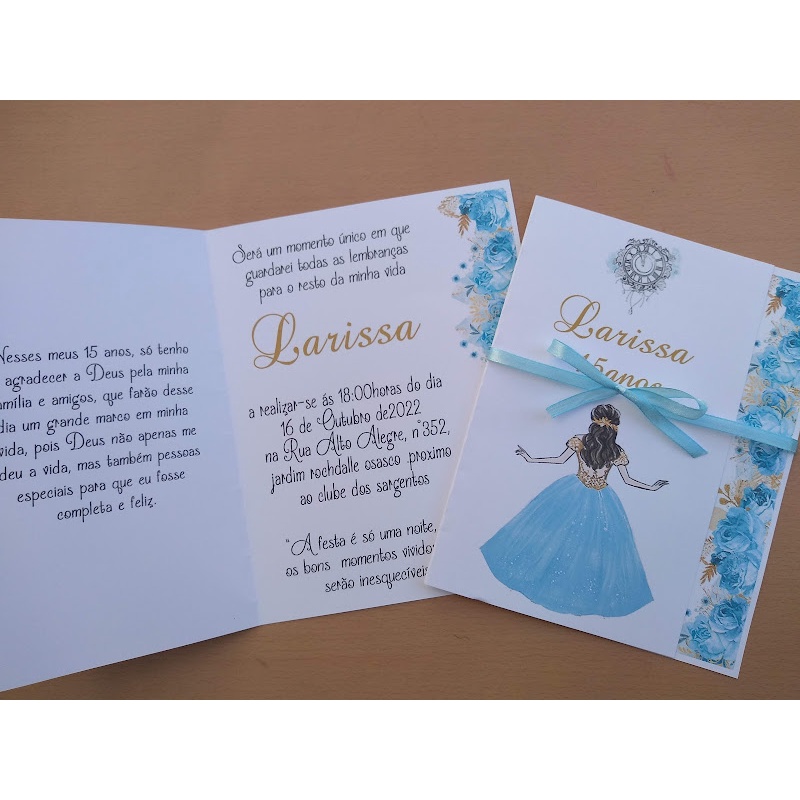 60 convites 15 anos, convite realeza, convite princesa