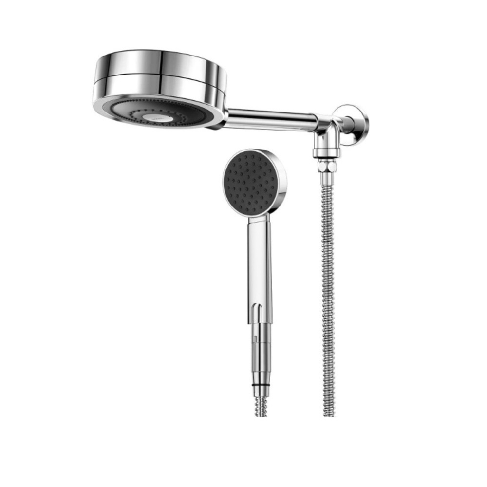 Chuveiro Quente Technoshower com Desviador Bitola 1/2" Chrome