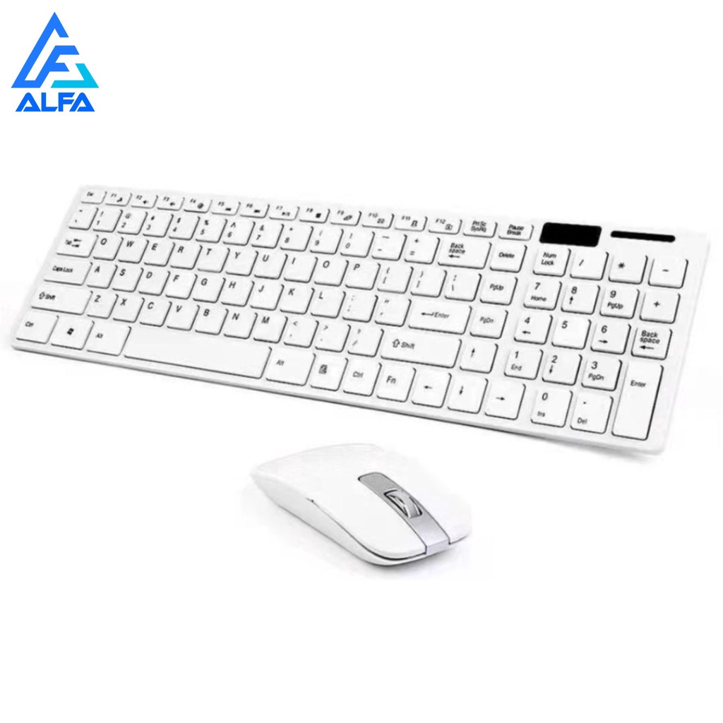 Kit K06 Teclado E Mouse Sem Fio 2.4ghz 3200dpi Óptico