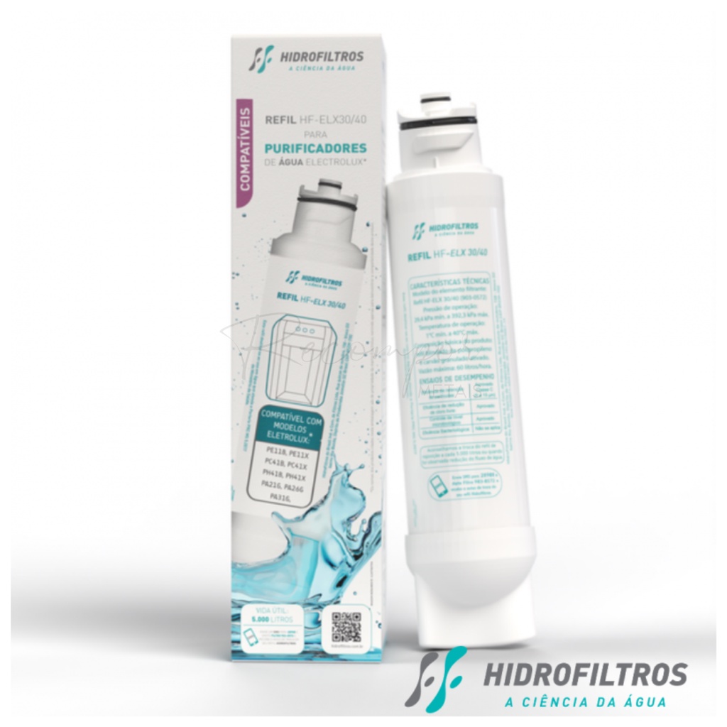 Refil Hf-elx30/40 Compatível Electrolux Pe11b/pe11x/pc41b