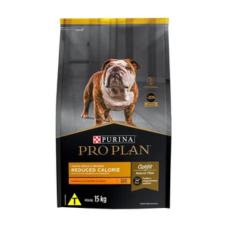 Ração Pro Plan Calorias Reduzidas Cães Adultos Porte Médio e Grande Frango 15kg