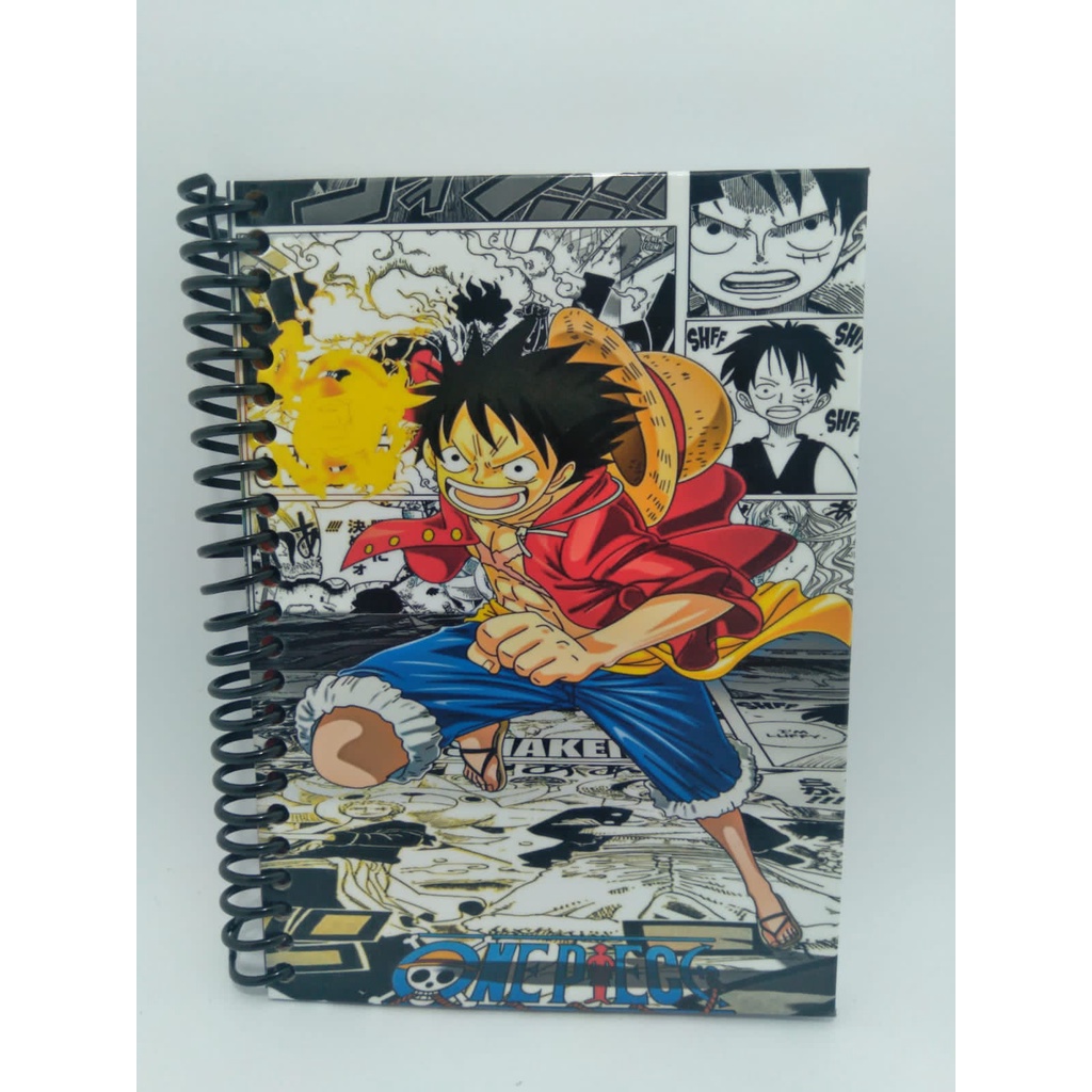 Sketchbook Caderno Desenho Anime One Piece Procurado Wanted 140 Págs 70  Folhas 180g ou 100 Págs 50 Folhas 240g