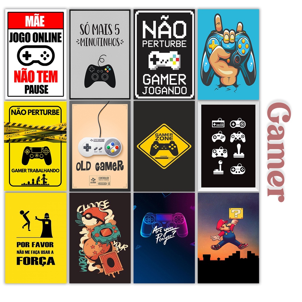 Quadro decorativo A4 GTA: Vice City, game, gamer, jogos