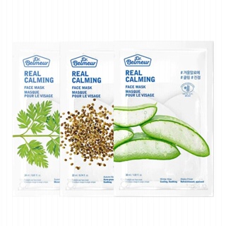 the face shop dr. belmeur real calming mask 30ml 3 types