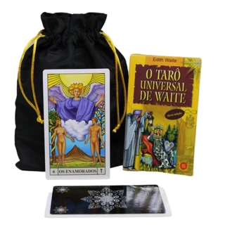 Tarô De Waite Em Português 78 Cartas + Saquinho De Brinde