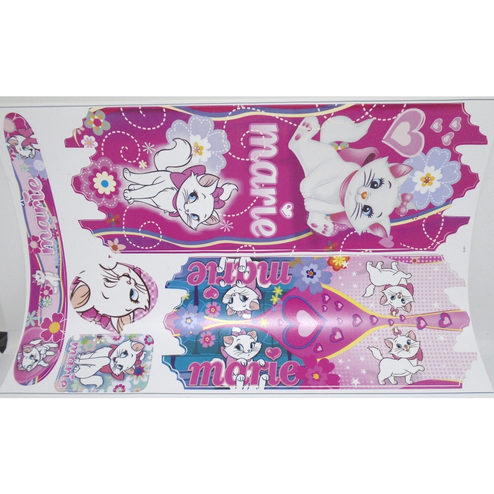Cartela de Adesivo para Bicicleta Infantil Feminino . | Shopee Brasil