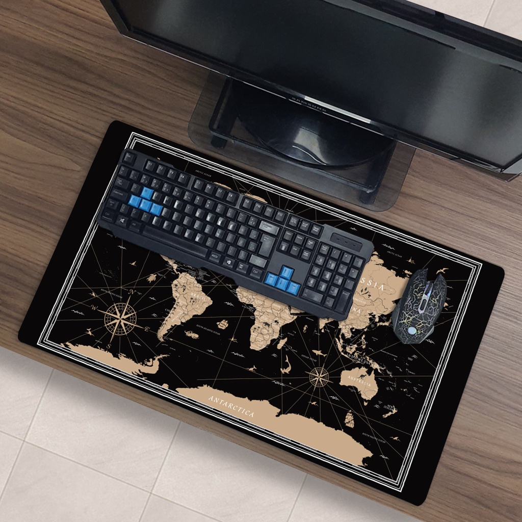 Mouse Pad Gamer Maps Decoração e Conforto | Shopee Brasil