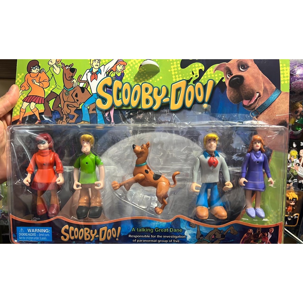 Kit Scooby Doo 5 Bonecos Articulados 10cm ENVIO IMEDIATO Shopee Brasil