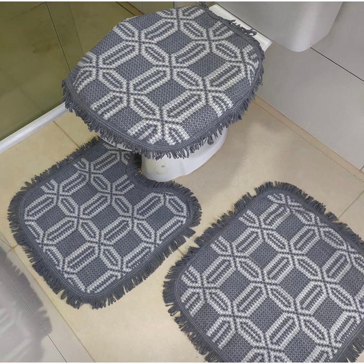 Kits de Tapetes para Banheiro 3pç em Tear