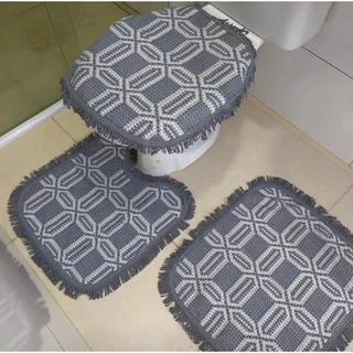 Kits de Tapetes para Banheiro 3pç em Tear