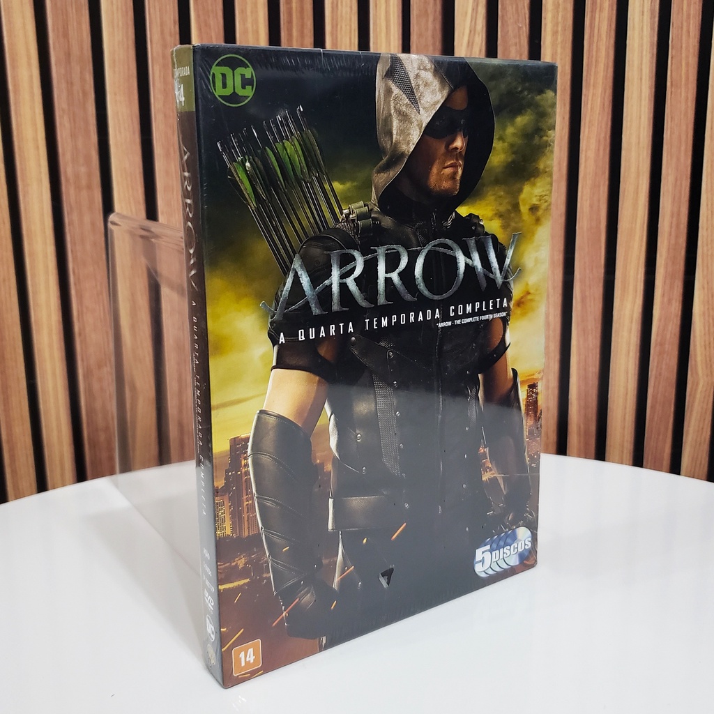 DVD Arrow 4ª Quarta Temporada ( 5 Discos ) Original Lacrado | Shopee Brasil