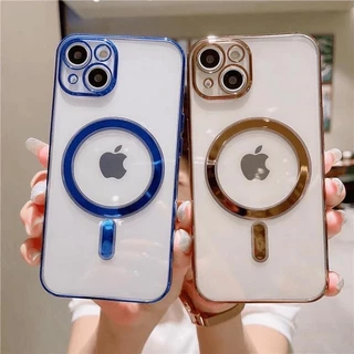 Capa Capinha Case Com MagSafe para Iphone Capa Metal para Iphone 11 11PRO MAX 12 12PRO 12PRO MAX 13 13PRO 13PRO MAX 14 14PRO 14PRO MAX 14 MAX