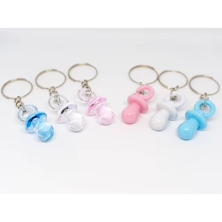 100 Lembrancinhas Chupeta Chaveiro Para Nascimento Chá De Bebê Chá de Fraldas