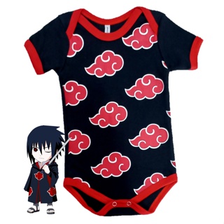 body criança curta infantil bebê roupa nenê manga Sasuke e Itachi