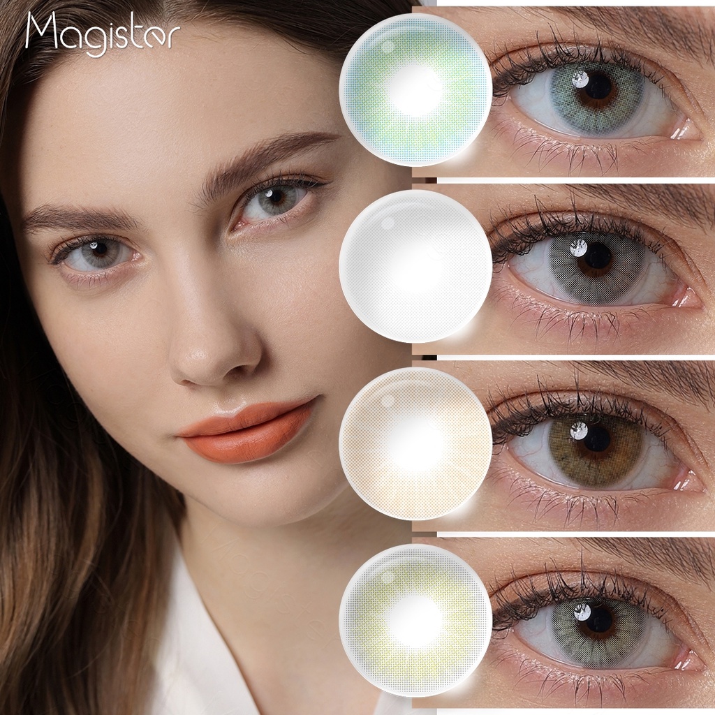 Hidrocor Lentes de Contato Colorida Aparência Natural Para Maquiagem Olhos Par