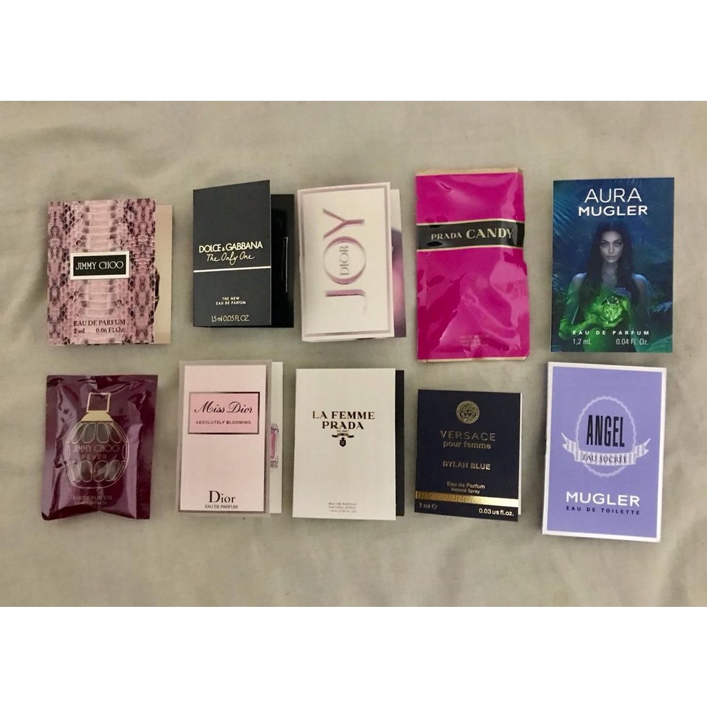 Kit Com 4 Amostras de Perfumes Originais Importados flaconete | Shopee ...
