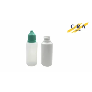 50 unidades de Frasco Conta Gotas 30ml com Tampa e Gotejador