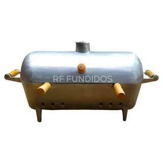 Churrasqueira á bafo redonda grande - direto da fábrica