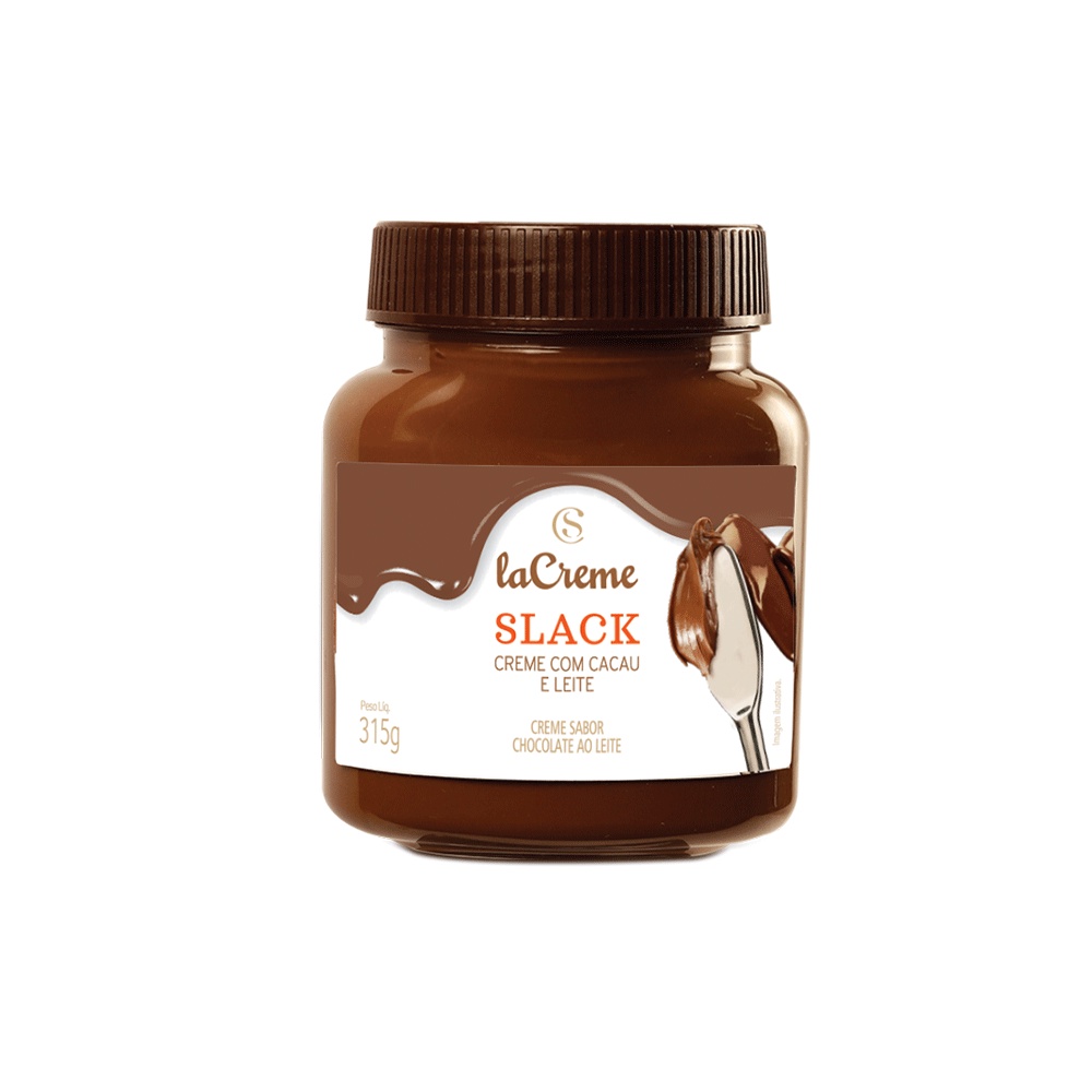 Creme de Chocolate Cacau Show Slack lacreme ao leite 315g | Shopee Brasil