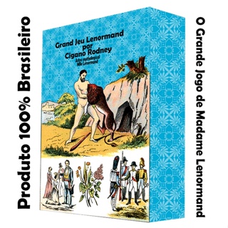Baralho Grand Jeu Madame Lenormand por Cigano Rodney 54 cartas Astro Mythological mlle