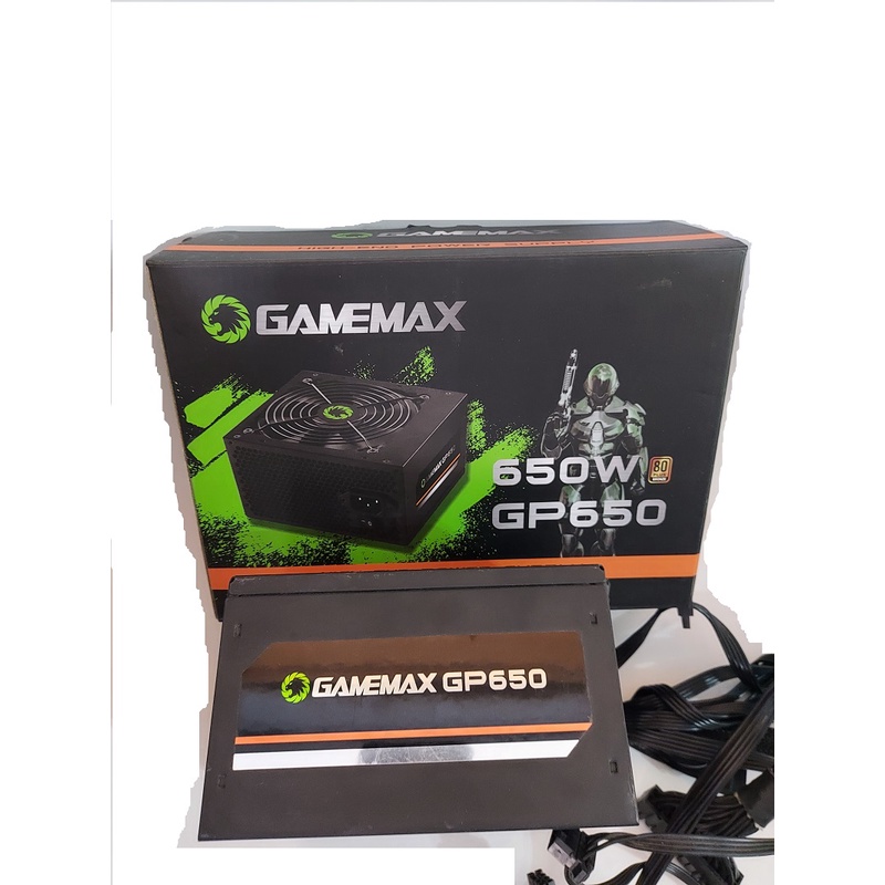 Fonte Alimentaço ATX Gamemax GP650
