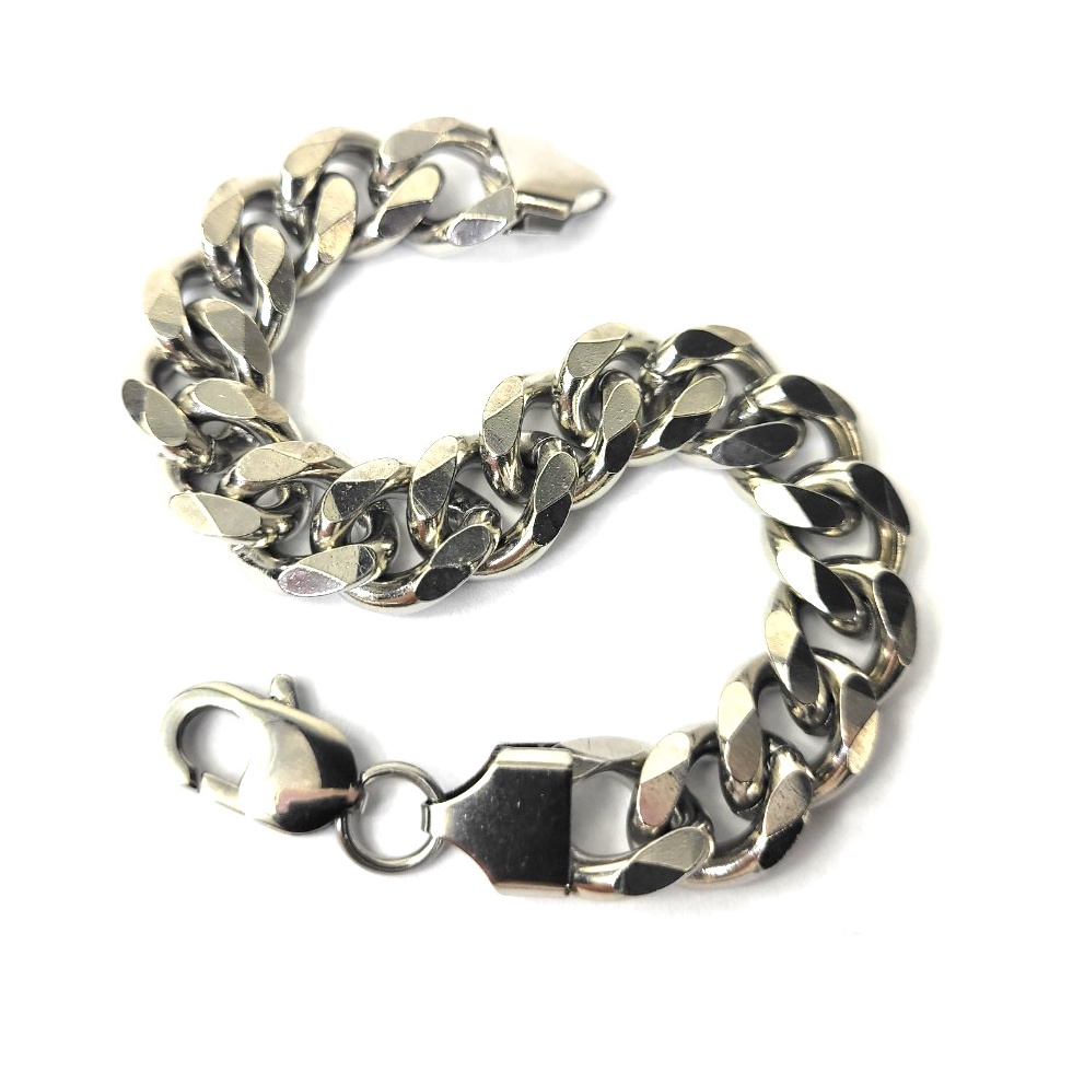 Pulseiras Grossas Em Aço Inox Legítimo 16mm Não Empreteja