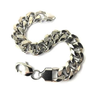 Pulseiras Grossas Em Aço Inox Legítimo 16mm Não Empreteja