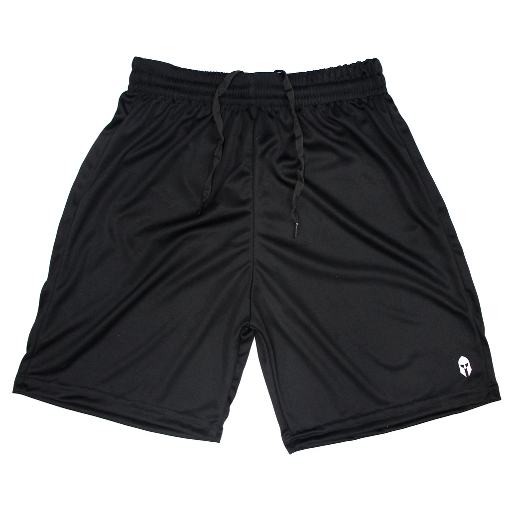 Short Bermuda Calção De Futebol Preto Academia Treino Corrida Titanio