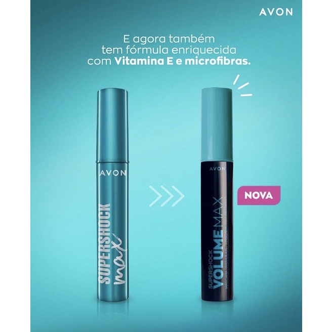 Máscara para Cílios Rímel Supershock Super Shock Max Avon/Embalagem ...