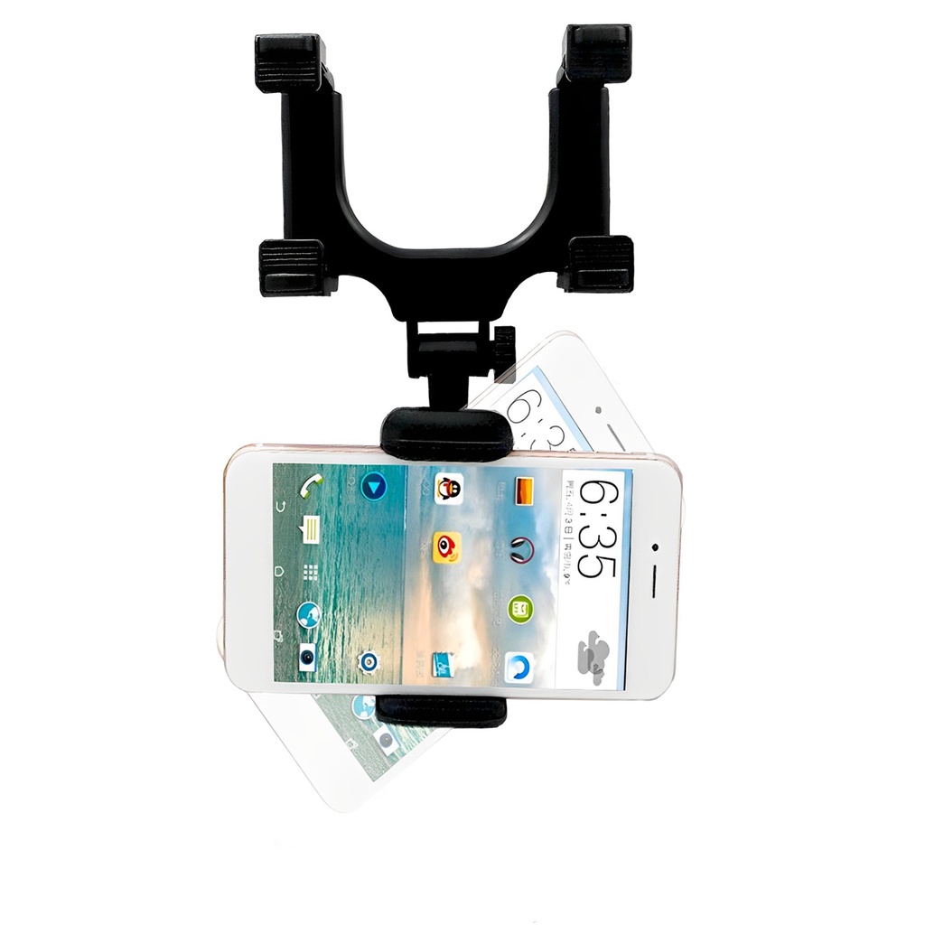 Suporte Para Celular Universal Espelho Retrovisor Carro 360