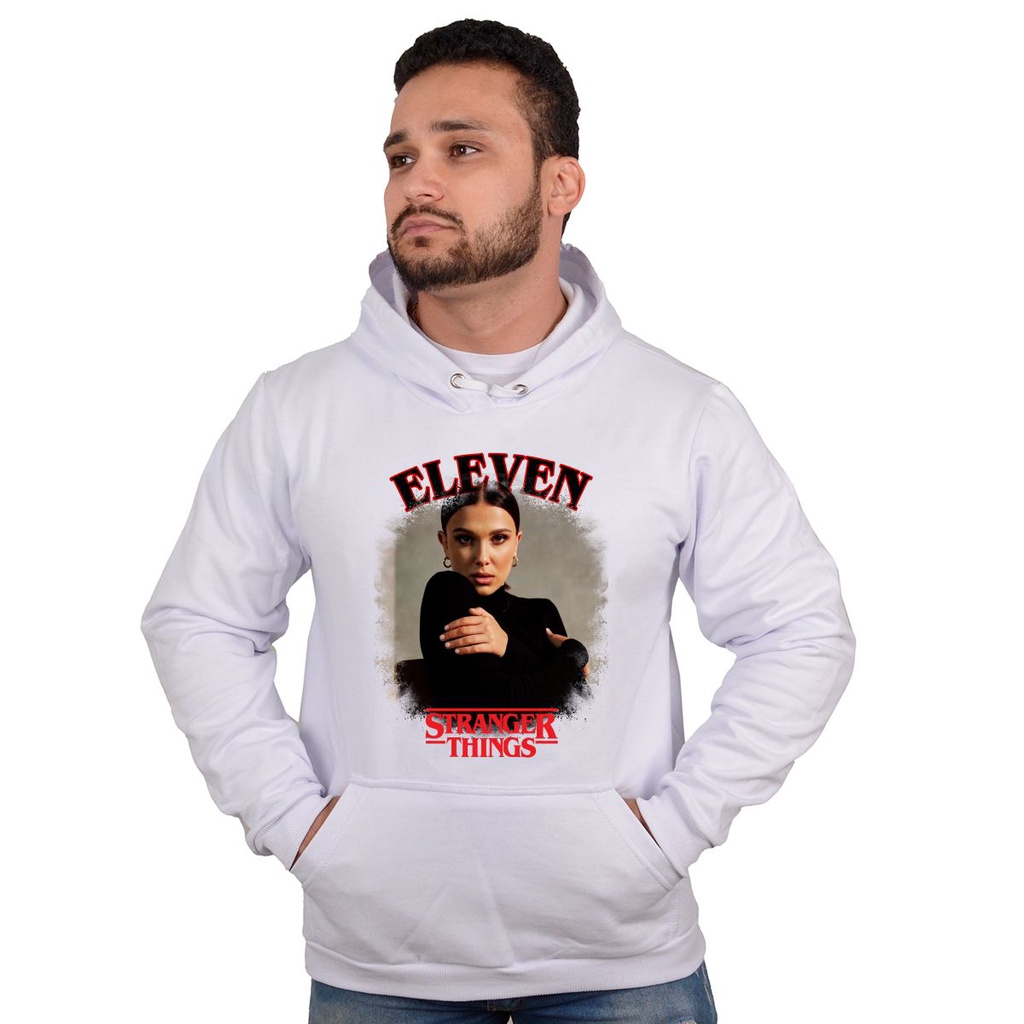 Moletom Fechado Eleven Personagem Stranger Things Shopee Brasil