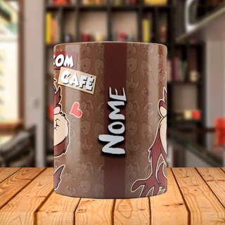 Caneca Taz com café sem café com Nome Personalizado