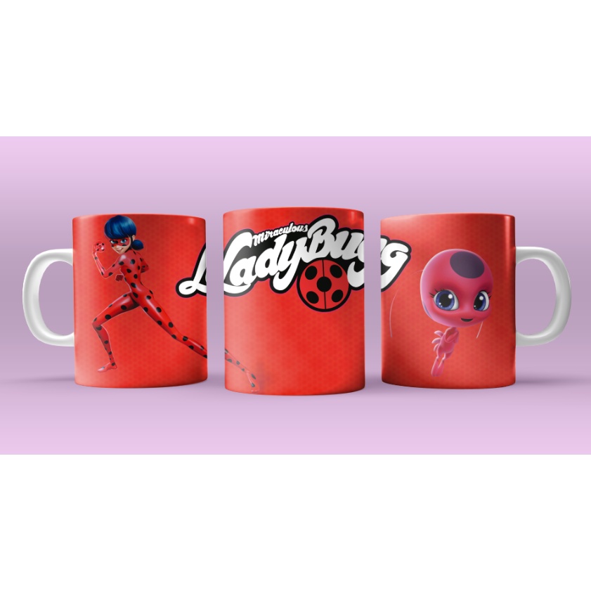 Caneca ladybug - miraculous - Coleção Dia das Crianças - Polimero ...