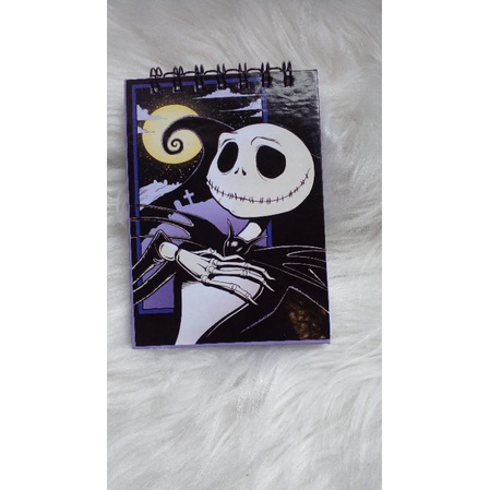 Caderno Personalizado - O estranho mundo de Jack - Tamanho A6/80 folhas