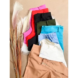 Kit 10 Short Alfaiataria atacado / Cintura alta