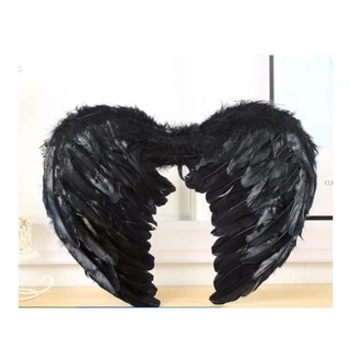 Asa De Anjo Penas Artificiais Preto /Branca /Vermelho /Colorido adulto e infantil em Oferta na Shopee