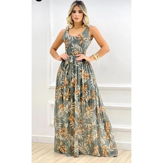 Promoção vestido regata floral fresquinho 20%off