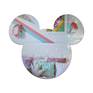 Espelho Decorativo 26cm x 30cm Mickey | Sala Quarto Cozinha Lavabo Hall Infantil | Envio 24 horas pra todo Brasil