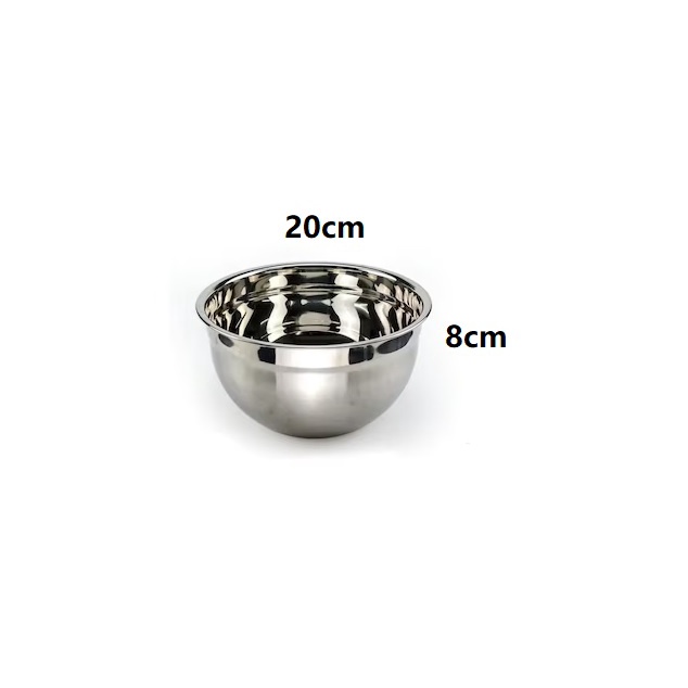 Bows inox tigela 20cm redonda, alto boo bou bóu bous bow bau baus ...