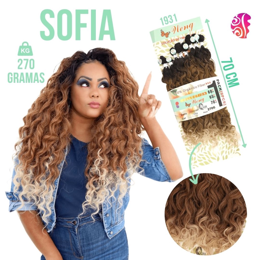 Cabelo Cacheado Orgânico - Em Tela - Pronto Para Aplicar - Semelhante Ao  Cabelo Humano - Macio + Agulha | Shopee Brasil