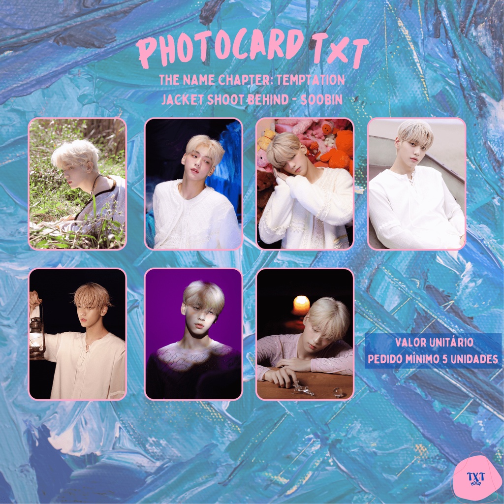 Photocartes TXT Soobin - Version R - K-POP - Tomorrow X Together - Blue Hour - Collection Et Fandom