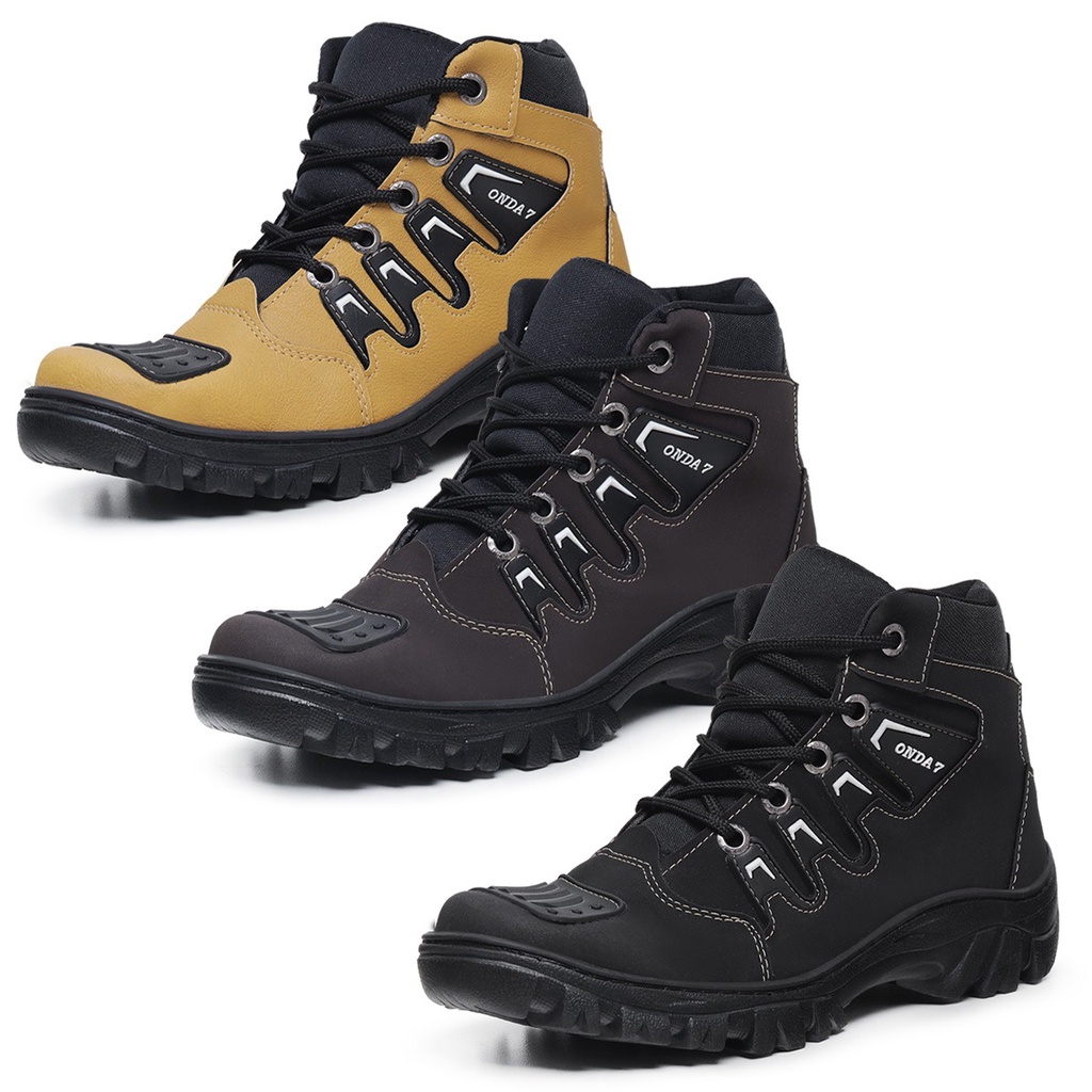 Kit de bota masculina Caterpillar Cat original - TopSulModas