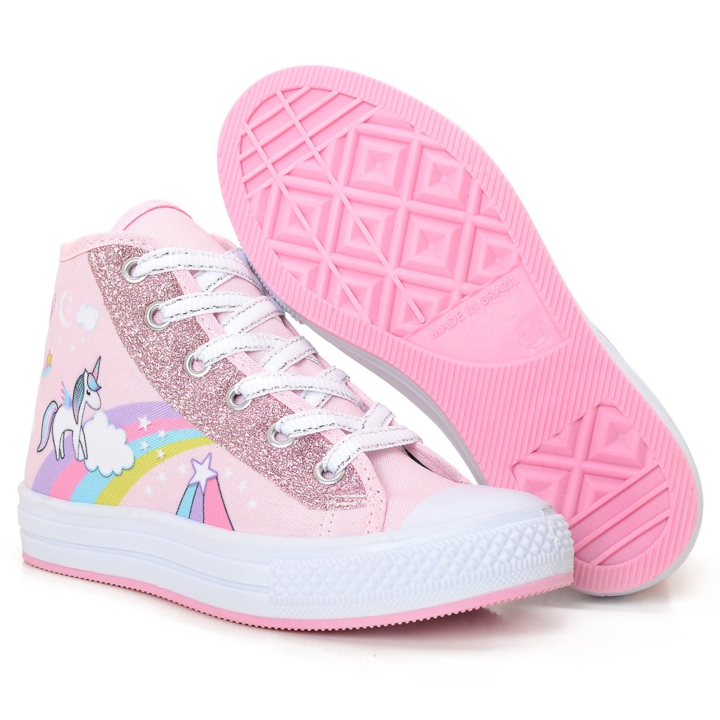 Tênis Infantil Tenis All Star Unicornio Tênis Star Infantil Menina