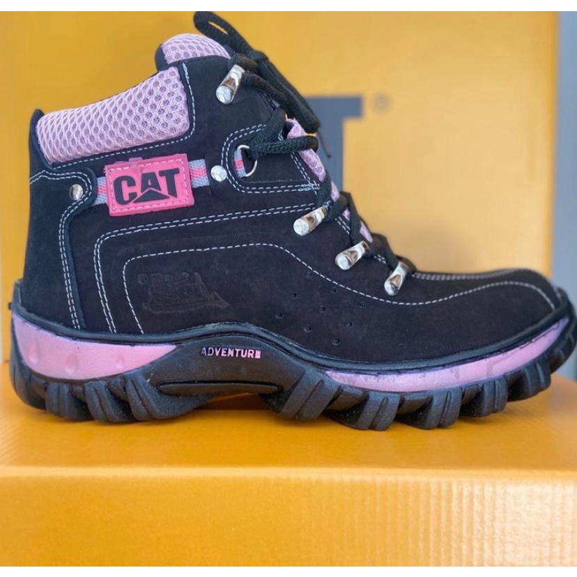 Bota Feminina Caterpillar Original em Couro Legítimo. | Shopee Brasil