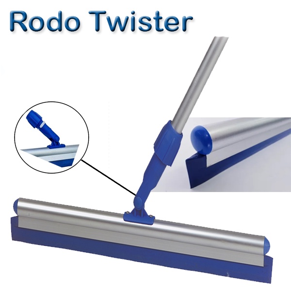 Rodo Twister 45cm Cabo Retrátil Telescópico até 1,40m Junta Articulada - Bralimpia
